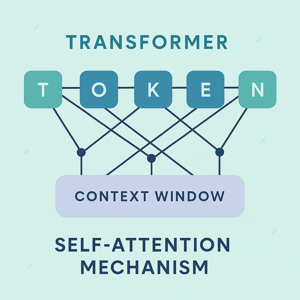 Transformer 自注意力機制概念圖