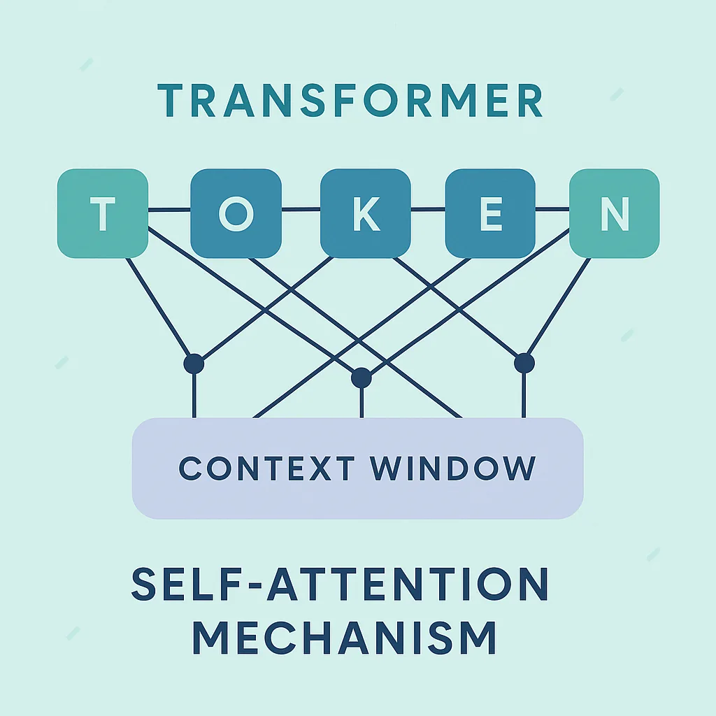 Transformer 自注意力機制概念圖