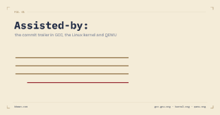 The Assisted-by trailer in GCC, the Linux kernel and QEMU