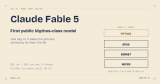 Claude Fable 5: First Public Mythos-Class Model, One Day In