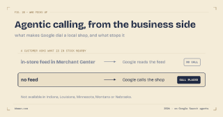 Google's Agentic Calling, From the Business Side