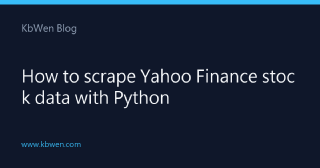How to scrape Yahoo Finance stock data with Python