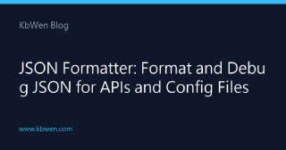 JSON Formatter: Format and Debug JSON for APIs and Config Files