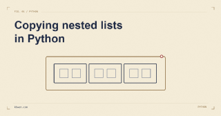 Copying nested lists in Python